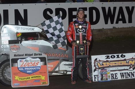 Thorson Recovers from Flat Tire, Wins Lincoln and Seals SPEED Week Championship