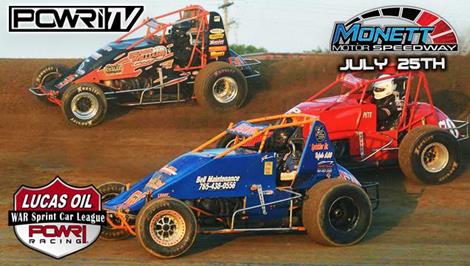 POWRi WAR Sprints Prepare for First Visit to Monett Motor Speedway