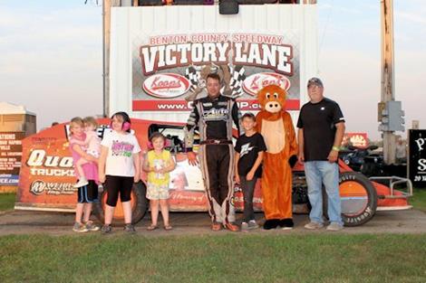 Five familiar faces find victory lane at Benton County Speedway