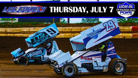 POWRi 410-Wing Outlaws Prepares for Lee County Speedway & Fair Premier