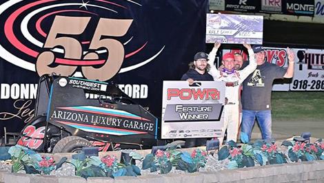 Kale Drake Dominates in POWRi Outlaw Non-Wing Micros Win at Port City Raceway