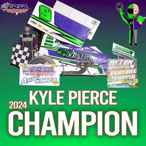 CRSA Points Finale Rained Out at Land of Legends, Kyle Pierce Declared Series Champion; Parrow Declared DisBatch Champion