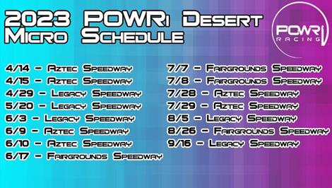 POWRi Desert Micro Series to Debut in 2023