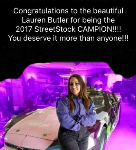 First Female To Win Championship At Jennerstown Speedway Under The Rush Asphalt Series Banner
