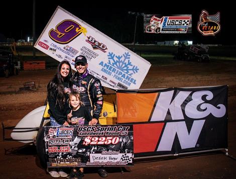 FIVE STRAIGHT FOR HAGAR WHO LOOKS FOR THE BROOM IN USCS SPEEDWEEK