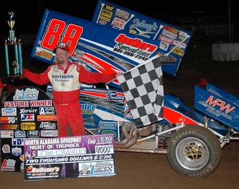 CRAWLEY CHARGES TO O'REILLY USCS SPEEDWEEK ROUND SIX WIN AT NORTH ALABAMA	