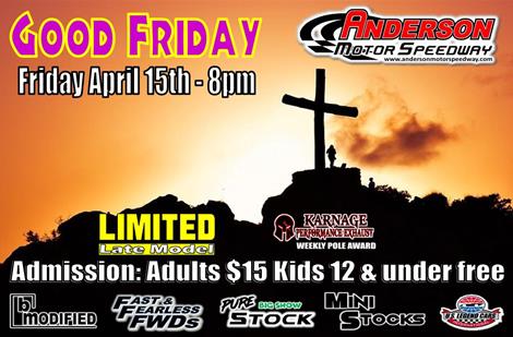 NEXT EVENT: Good Friday at AMS Friday April 15th 8pm