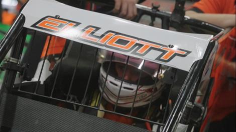 Chase Elliott in USAC Midget at Bubba this weekend