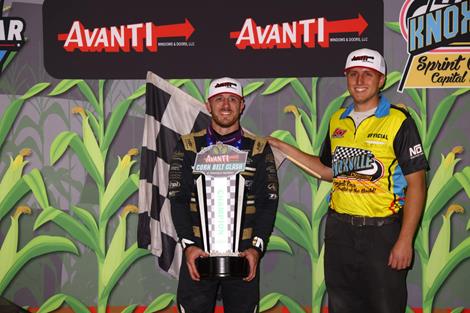 Kevin Thomas Jr Victorious Night Two with POWRi WAR-USAC National Sprints at Knoxville Raceway