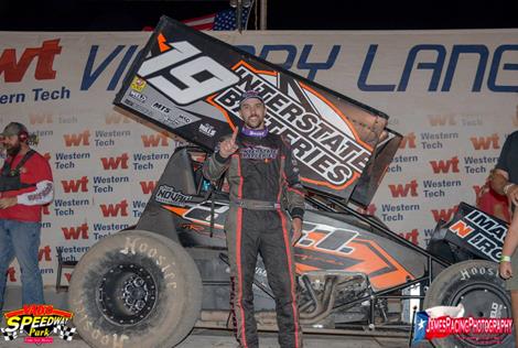 Wes Wofford Wins 7-for-7 in POWRi Vado Super Sprint Feature Event