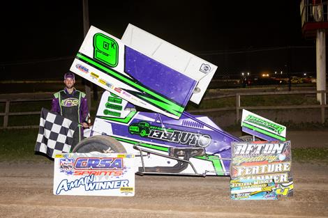 Pierce Pulls Through to Take Afton Victory