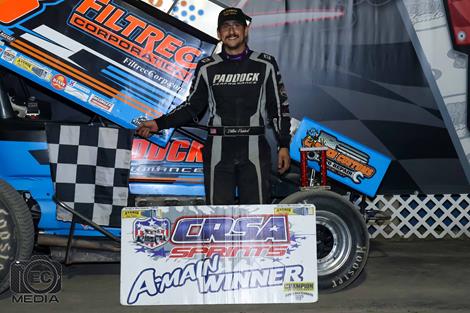 Paddock Charges from Eighth to First after Restart to Score Third Win, Remain in Points Lead