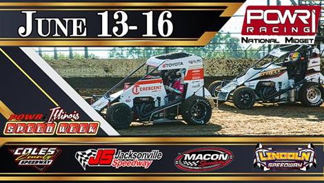 Eleventh Annual Illinois SPEEDWeek Approaches for POWRi National Midget League