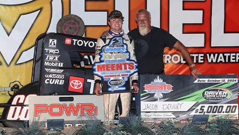 Jacob Denney Victorious in Meents Memorial with POWRi National and West Midget Leagues at Port City Raceway