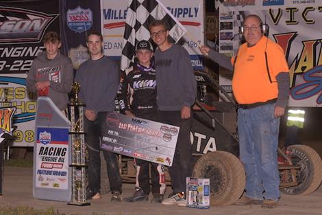 Brenham Crouch Picked up the Win for the Final Night at Lake Ozark Speedway
