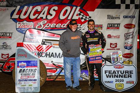 Mario Clouser Goes Back-to-Back in Victories at Lucas Oil Speedway