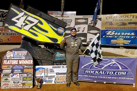 Riggin's captures USCS Never Forget 9/11 Tribute Race at Cherokee on Saturday