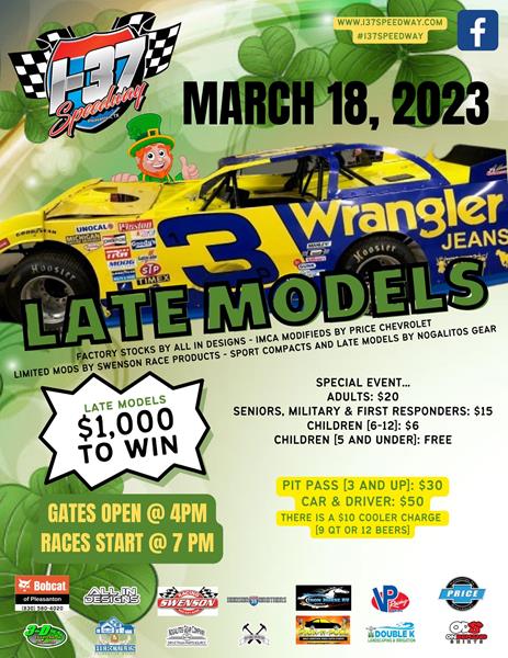 OPENING NIGHT; Spring Green - Late Models $1,000 to WIN!