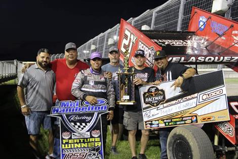 Taylor Velasquez Victorious with United Rebel Sprint Series at Dodge City Raceway