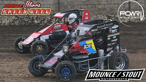 Teammates Attempt to Tame POWRi National Midget and Micro Championship Chases