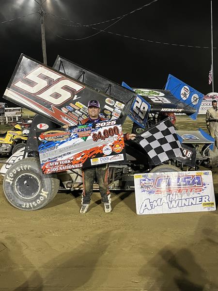 VanInwegen Snags $4000 with Restart Pass to Win NY 305 Nationals