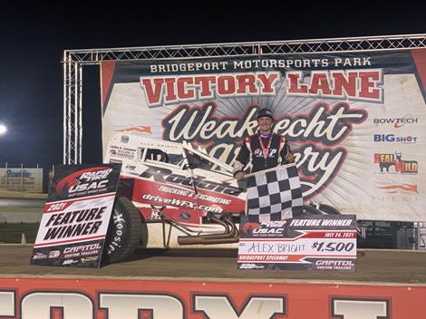 Bright Battles to First Career Bridgeport USAC Victory