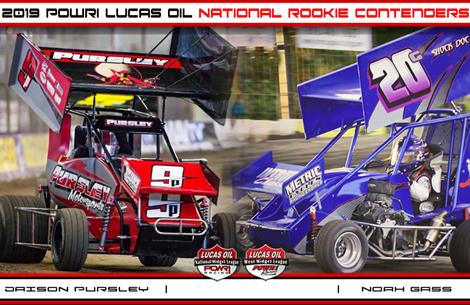 PURSLEY & GASS JOIN POWRi NATIONAL MIDGET ROOKIE OF THE YEAR CONTENTION