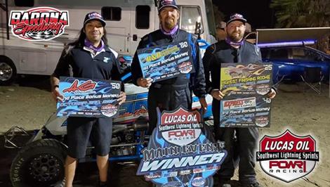 Brent Sexton Bags Barona Win, as Speedway Revisit Approaches for POWRi SWLS