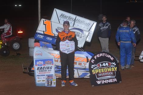 Wiedeman Triumphs Field at I-44 Riverside Speedway