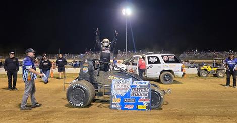 Matt Westfall Wins with POWRi BOSS Win at Florence Speedway