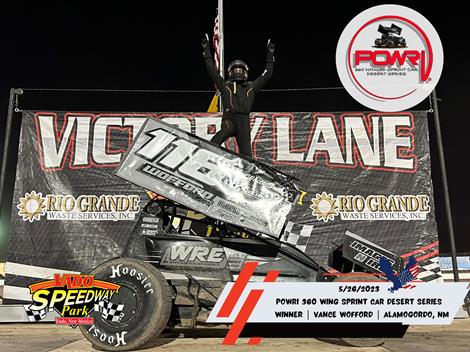 Vance Wofford and Lorne Wofford Split Wins Vado Speedway Park Weekend with POWRi Desert Wing Sprint Series