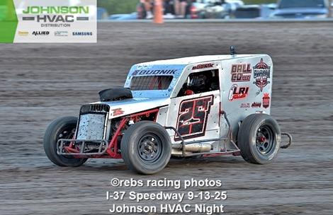 Johnson HVAC Night, Dwarf Cars, SouthTexas Dirt Truck Series @ I-37 Speedway 9/13/25