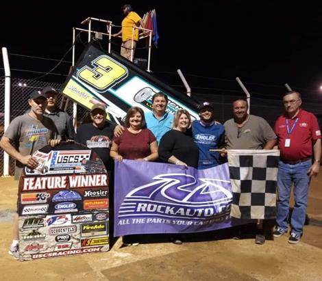 Howard Moore goes two for two on Independence Day weekend with USCS Firecracker 100 win at Lexington 104 Speedway