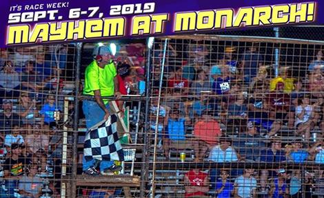 'Mayhem at Monarch' this weekend featuring POWRi West Midgets, USAC WSO, RaceSaver Sprints