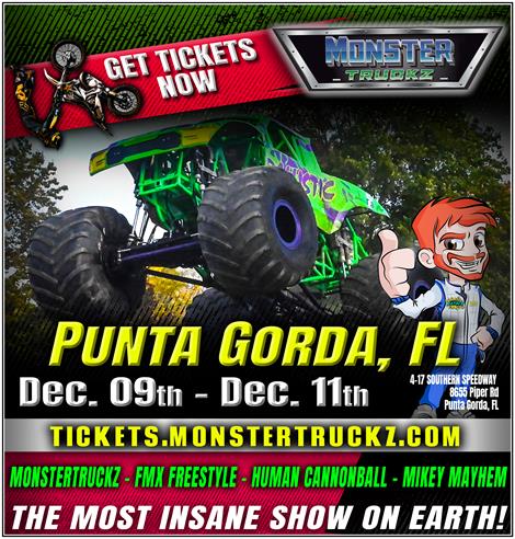 Monster Truckz Chaos Tour December 9, 10, 11 2022
