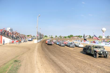 RACING FANS PACK THE HOUSE FOR MEMORIAL DAY RACE AT SHEYENNE SPEEDWAY