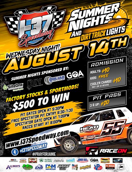 SPECIAL EVENTS... Summer Nights and Dirt Track Lights