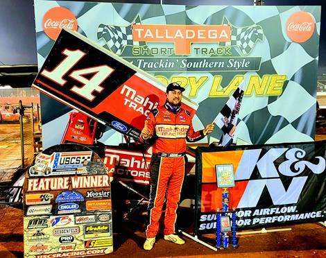 Chase Briscoe dashes to USCS Shootout at the Short Track finale victory at Talladega