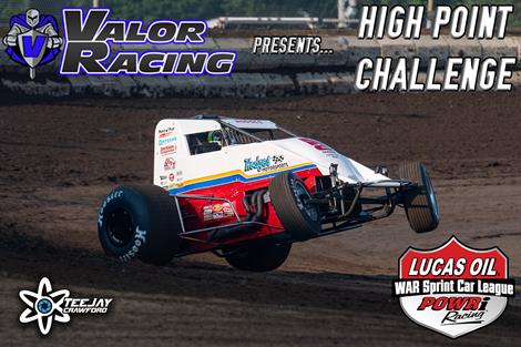 WAR SPRINTS TO INTRODUCE HIGH POINT CHALLENGE PRESENTED BY VALOR RACING!