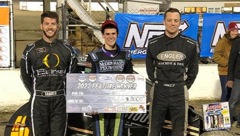 Chase McDermand Masters I-55 in POWRi National and West Midget League Feature