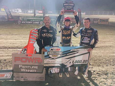 Steven Snyder Jr Leads Wire-to-Wire in SSMC’s KKM Challenge Night Two with POWRi Outlaw Micros