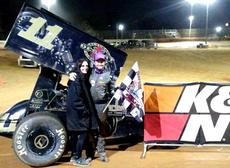 Crockett rockets to USCS Scenic City SHOOTOUT finale win at Boyd's Speedway on Saturday