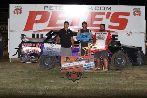 Dirt Crown was Bigger-Better....Last lap pass in Freedom 50