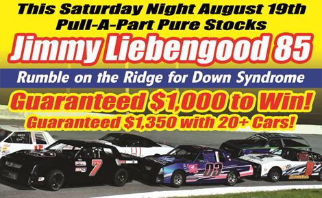 $1000 to Win 85 Lap Pull-a-Part Pure Stocks / Jimmy Liebengood 85