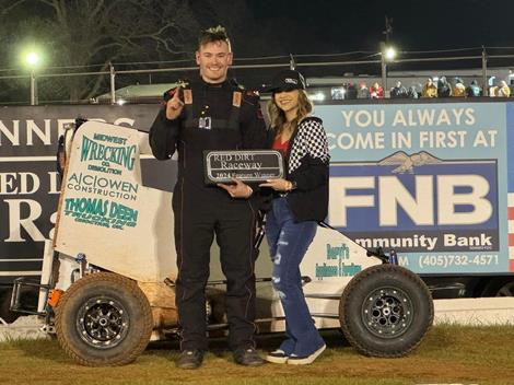 Luke Anderson Victorious with NOW600 Turf Tire Series at Red Dirt Raceway!