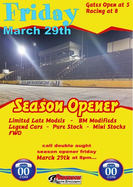 NEXT EVENT: Friday March 29th at 8pm Call Double Aught Season Opener
