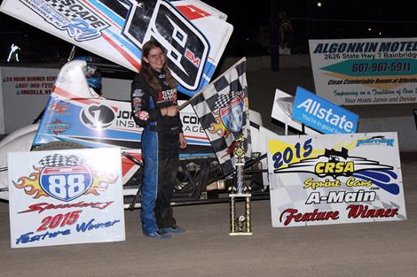VanInwegen Claims Second Feature of 2015 at I-88 Speedway