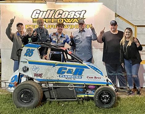 Elkins, Lang, Raper and Spake Score NOW600 Weekly Racing Wins at Gulf Coast Speedway