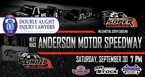 NEXT EVENT: Southeast Super Trucks Saturday September 30th at 7pm