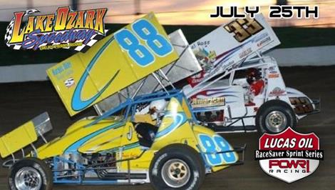 POWRi RaceSaver Sprints Ready for Quaker Windows Night at Lake Ozark Speedway